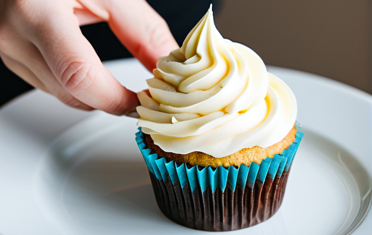 **Prompt:** "A beautifully swirled buttercream frosted cupcake, close-up, soft lighting, professional food photography, elegant presentation, light and airy, safe for work, appropriate content, fully clothed, modest, family-friendly, perfect anatomy, correct proportions, natural pose, well-formed, proper finger count, natural body proportions."